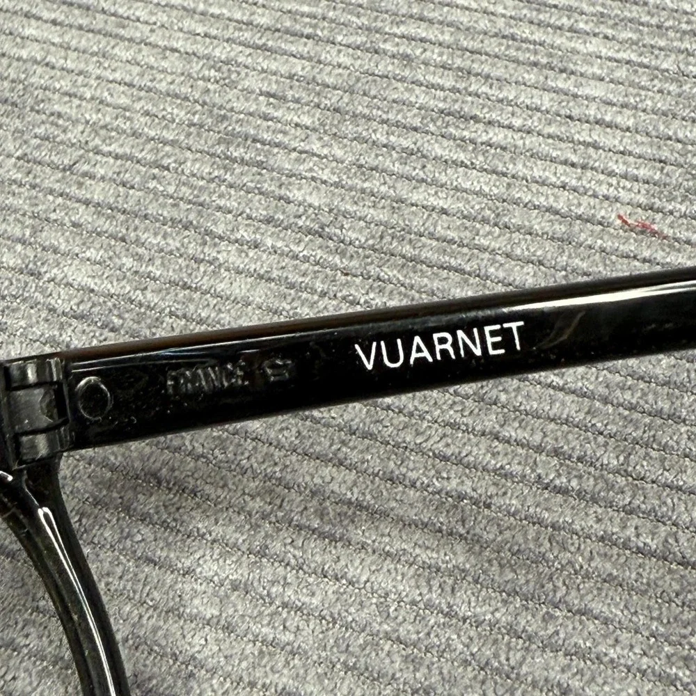 Vuarnet Pouilloux 2002 Black Eyeglasses Frames Vintage Cat Eye Y2k